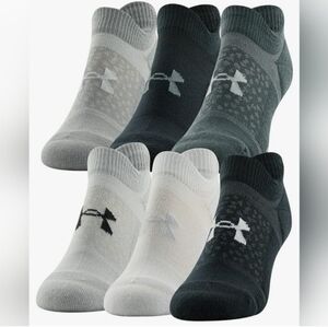 UA NWT Socks Womens Shoe 10-14 Large 6 Pack